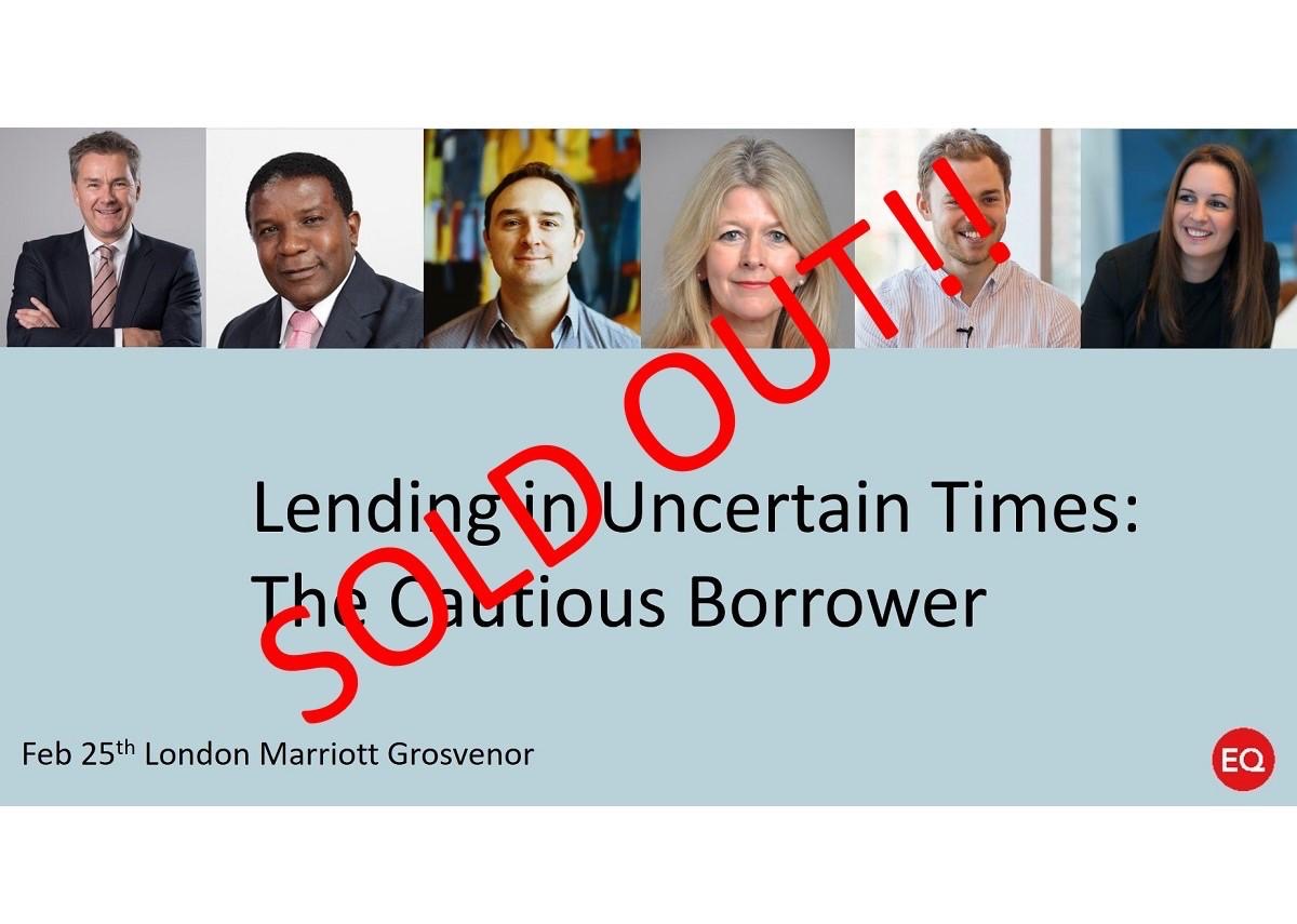Equiniti Credit Services Thought Leadership Event - SOLD OUT - 25 February 2020