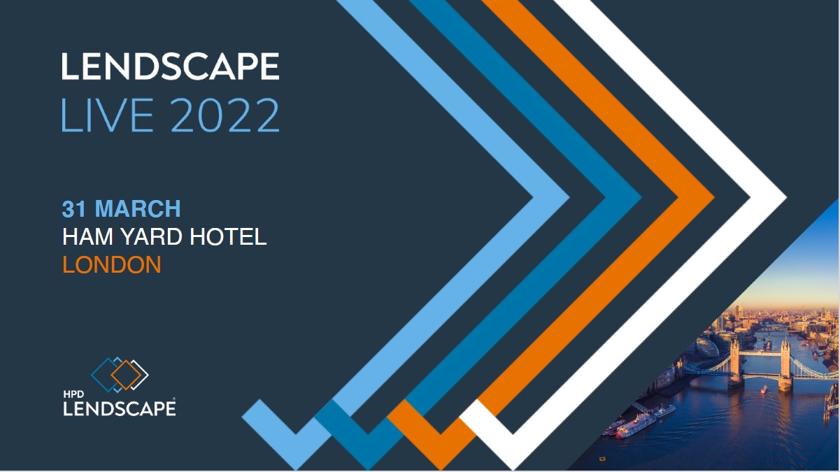 LENDSCAPE LIVE CONFERENCE 2022 Shaping the future funding experience